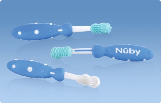 Nuby Cl Set Brosse Dents +3m Blauw 3 We help you to live a healthy life.