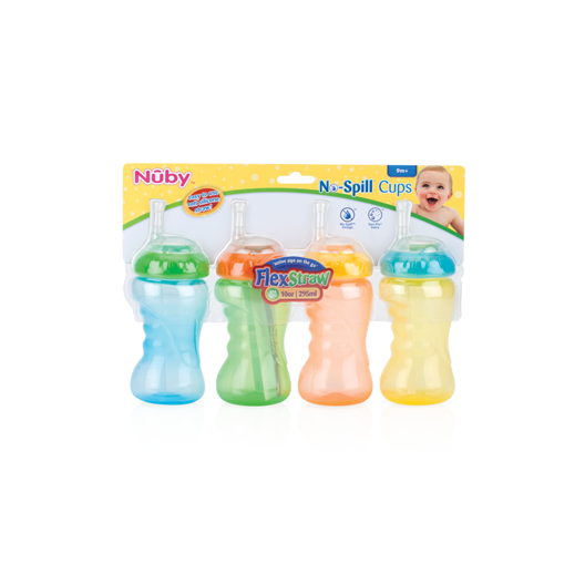 Nuby Malaysia. NoSpill™ Cup with Flex Straw™