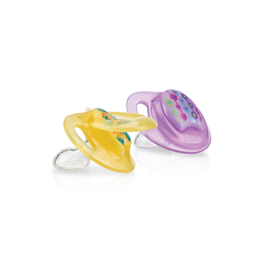 Nuby Indonesia. 2Pk Prima™ Orthodontic Pacifier with Handle