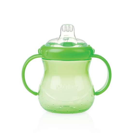 No-Spill Sippy Cup - Grey – Green Dazzle Baby