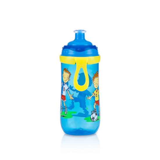 Borraccia Sipper Pop-Up con clip che si illumina al buio - 360ml - azzurro  - 18m+ - detail - Nuby™