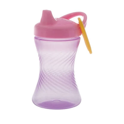 Picture of Easy Grip Hard Spout Cup with Carabiner 300ml Pink/Purple