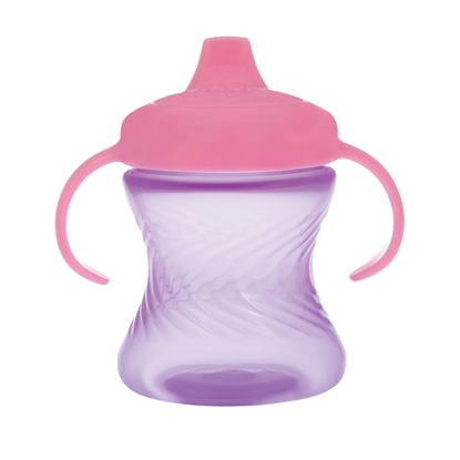 Picture of Nuby Grip n Sip Hard Spout Trainer Cup  210ml Pink/Purple